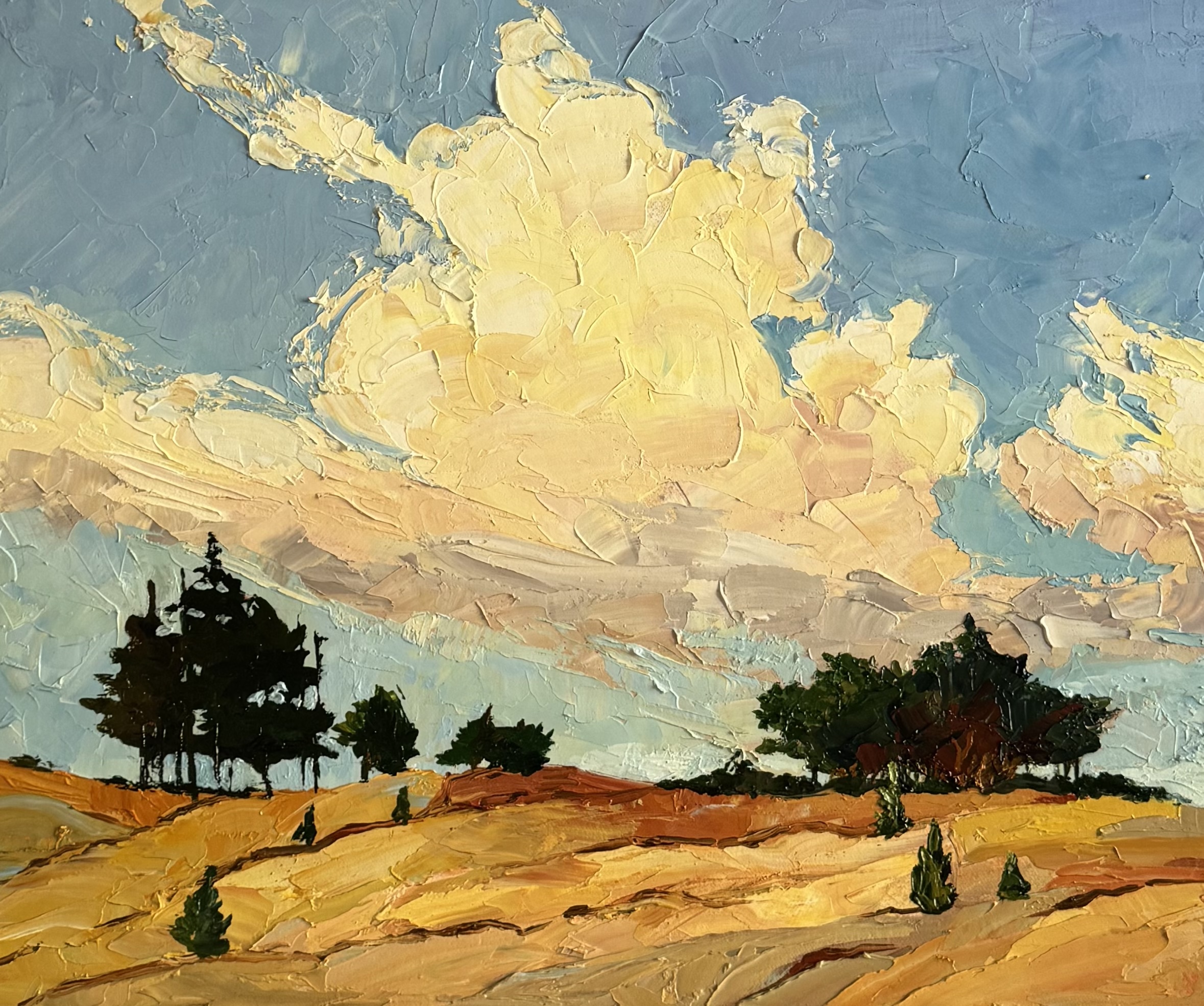 Clouds, 50 × 50 cm, 2023