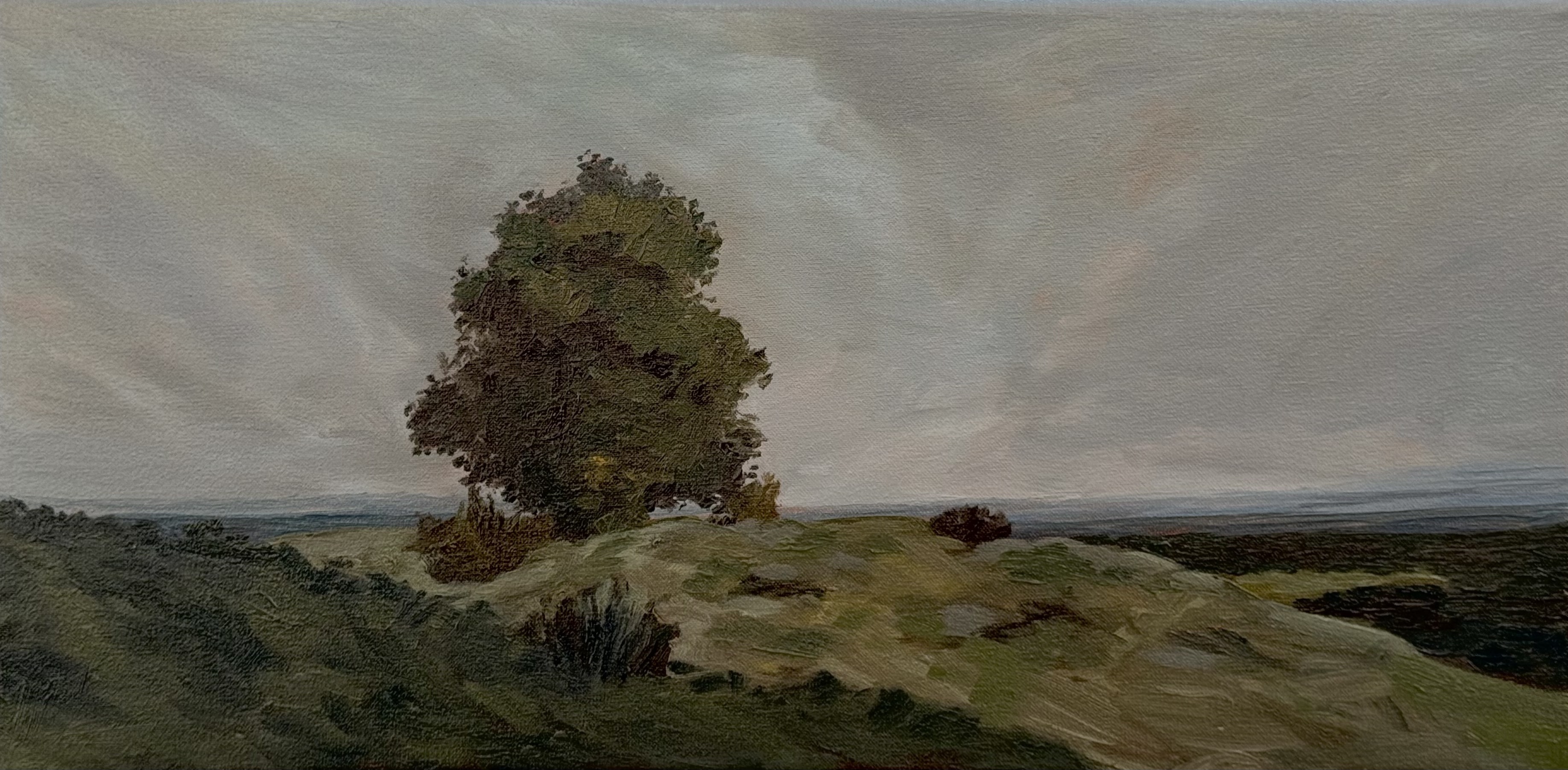 Grey Hour, 20 × 40 cm, 2024