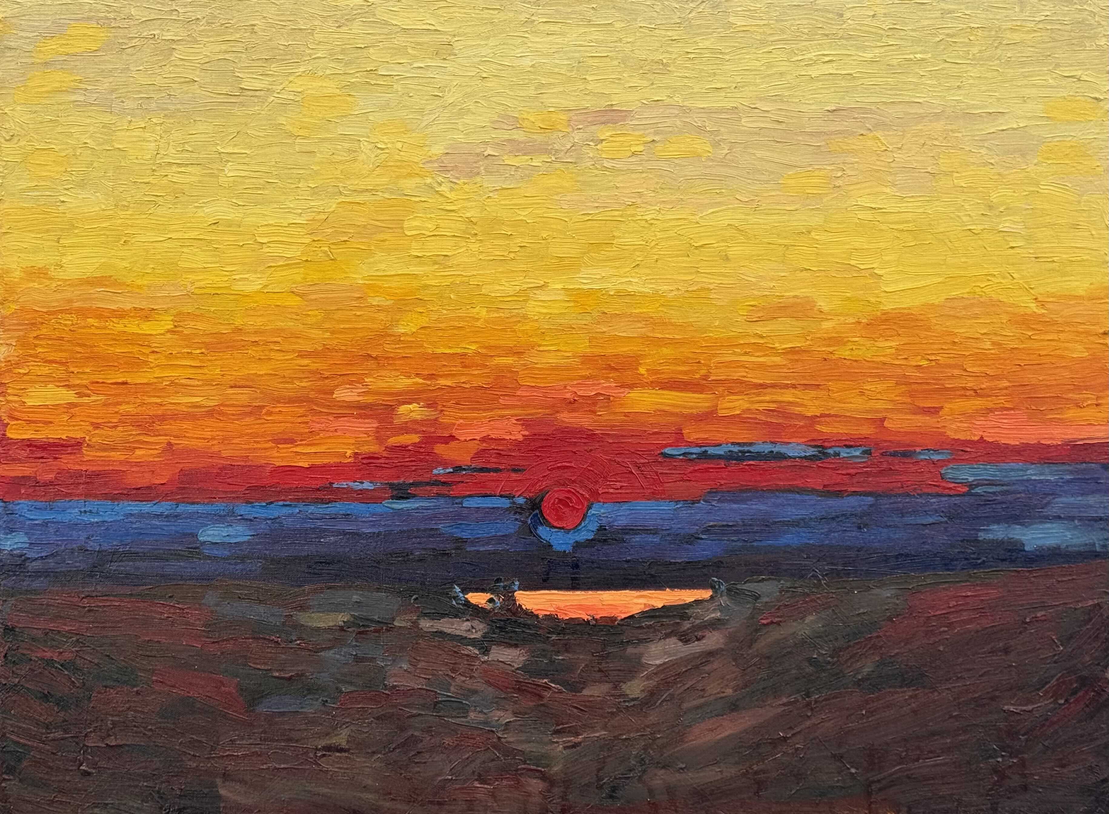 The Sunset of Kuindzhi, 60 × 80 cm, 2024